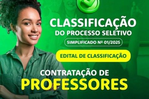 Sete Barras divulga classificação do Processo Seletivo para professores