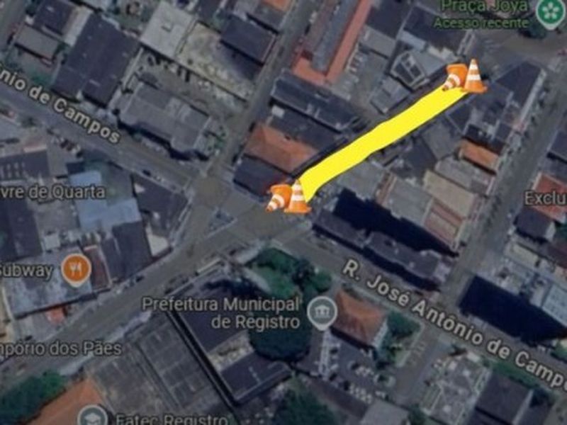 Boulevard de Registro ficará interditado novamente neste domingo (2)